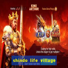 shindo life village blaze private server codes